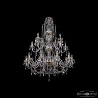 Люстра хрустальная 1411/10+5+5/360/2d G Bohemia Ivele Crystal (Богемия Ивеле Кристалл)