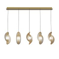 Подвесной светильник MD24030035-5B brass/amber