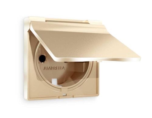Лицевая панель розетки AMBRELLA VOLT AP6080