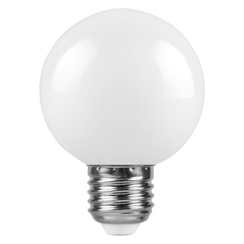 Лампа светодиодная Feron LB-371 Шар E27 3W 230V 6400K матовый фото 2