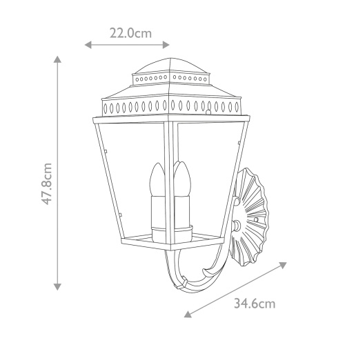 Настенный фонарь Elstead Exterior, Арт. MANSION-HOUSE-WB1-BR фото 4