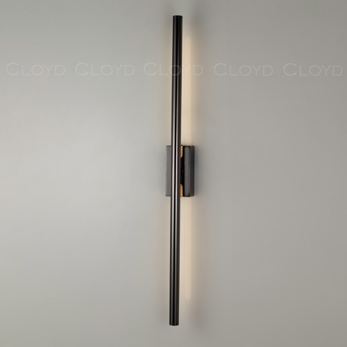 Бра Cloyd LINEAS-A W1 / выс. 60 см- 3000K - черный блестящий (арт.20453) Бра Cloyd LINEAS-A W1 / выс. 60 см- 3000K - черный блестящий (арт.20453)