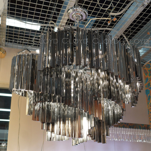 Люстра Cloyd EVOLUTE-B C18 / Ø80 см - хром - дымчатое стекло (арт.11267) фото 3 Люстра Cloyd EVOLUTE-B C18 / Ø80 см - хром - дымчатое стекло (арт.11267) фото 3