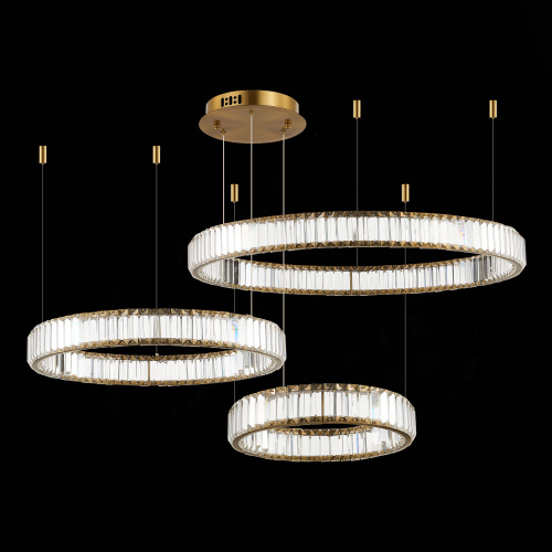 SL1622.313.03 Люстра подвесная ST-Luce Латунь/Прозрачный LED 1*122W 4000K TIVOLI фото 4