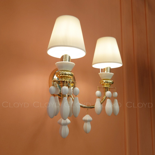 Бра Cloyd LOTTIE-B W2 - белая керамика (арт.20337)