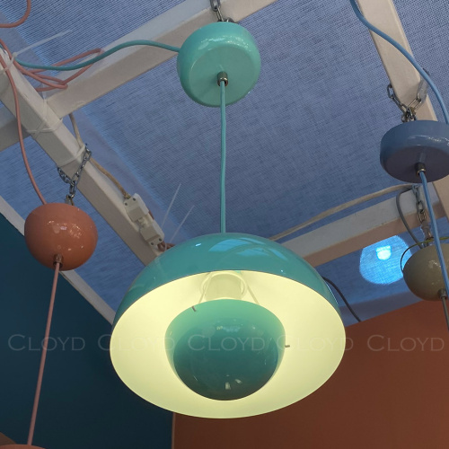 Подвесной светильник Cloyd ERMA-B P1 / Ø23 см - мятный (арт.11394)