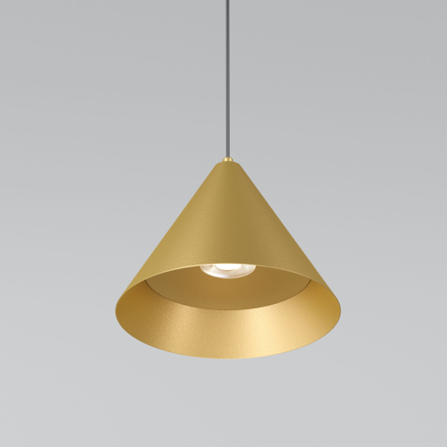 Светильник подвесной светодиодный Conus 16W 3000K золотой 50316 LED фото 3 Светильник подвесной светодиодный Conus 16W 3000K золотой 50316 LED фото 3