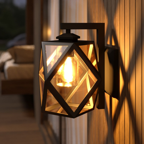 Настенный уличный светильник Ambra D IP33 35133/D черный фото 5 Настенный уличный светильник Ambra D IP33 35133/D черный фото 5