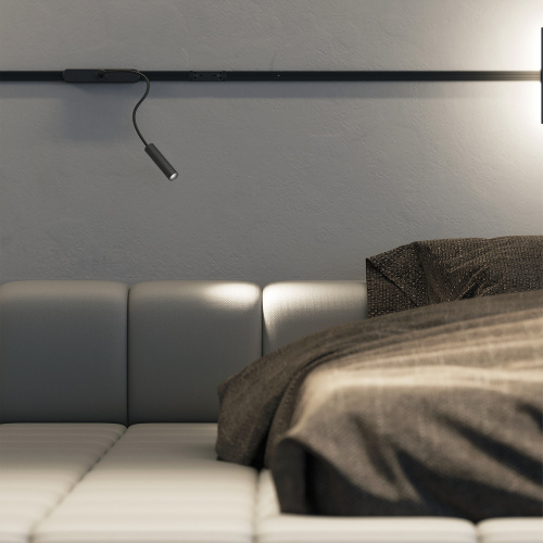 DK5313-BK Светильник для трека Air, серия Spot 3000 со светодиодом, ?26*495мм, 48V DC, 2W, RA?90, 24°, 3000K, IP20, черный, алюминий фото 3