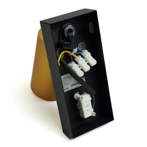 Светильник Feron ML1850 BELL, 35W, 230V, GU10, золото и чёрный фото 6