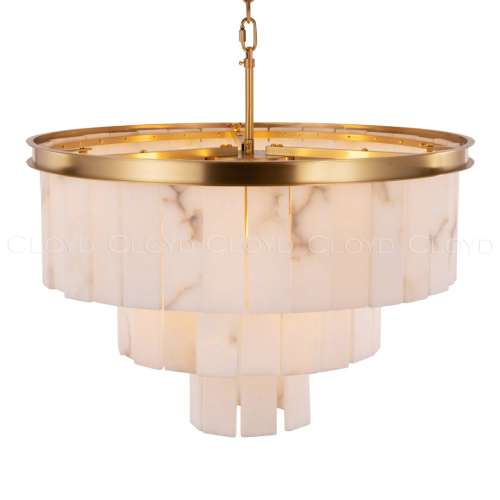 Люстра Cloyd HERCULANUM-B C9 / Ø60 см - алебастр - латунь (арт.11140) фото 3 Люстра Cloyd HERCULANUM-B C9 / Ø60 см - алебастр - латунь (арт.11140) фото 3