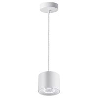 358793 OVER NT21 356 белый Светильник накладной светодиодный, длина провода 2м IP20 LED 15W 4000K 1600Лм 110-265V BIND