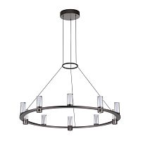 7143/70L HIGHTECH ODL26 513 Подвесной светильник темный никель/акрилл/металл IP20 LED 60W 3830Лм 3000K 180° 220V DEFANCE