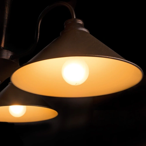 Подвесная люстра Arte Lamp BEVEL A9330LM-3BR фото 4 Подвесная люстра Arte Lamp BEVEL A9330LM-3BR фото 4