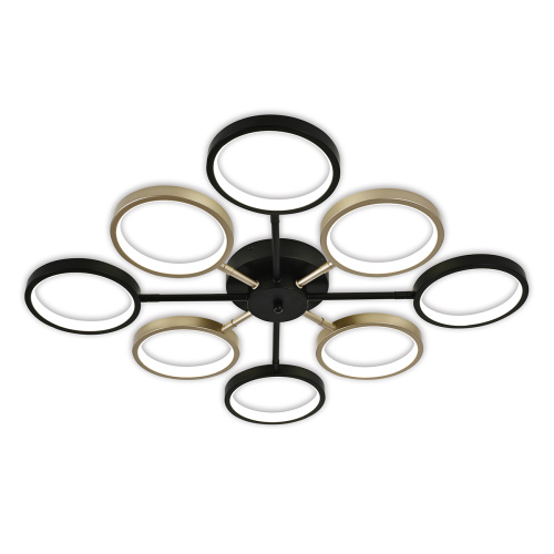Потолочный светильник Escada 10262/8 LED*50W Black/Gold фото 3 Потолочный светильник Escada 10262/8 LED*50W Black/Gold фото 3