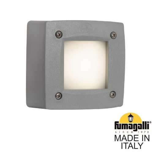 Светильник для подсветки лестниц накладной FUMAGALLI EXTRALETI 100 Square 3S1.000.000.LYG1L Светильник для подсветки лестниц накладной FUMAGALLI EXTRALETI 100 Square 3S1.000.000.LYG1L