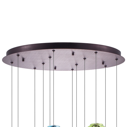 796329 Люстра CARAMELLO LED 12х6W 1400LM КОФЕЙНЫЙ/МУЛЬТИКОЛОР 3000K фото 3 796329 Люстра CARAMELLO LED 12х6W 1400LM КОФЕЙНЫЙ/МУЛЬТИКОЛОР 3000K фото 3