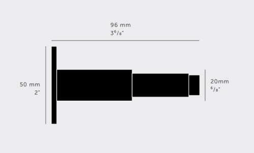 Ограничитель двери Wall Black фото 3