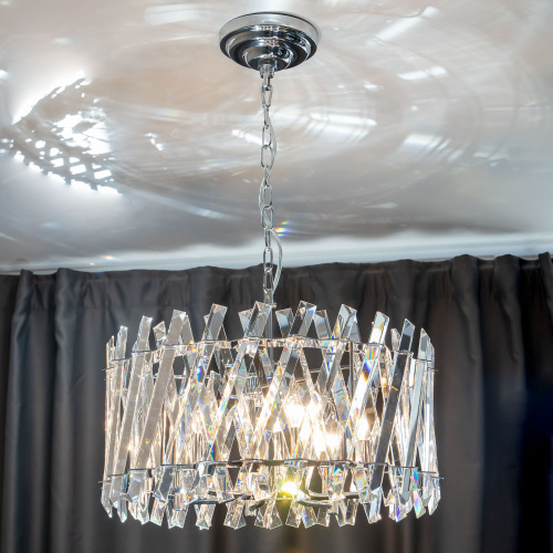 Citilux Ингвар CL334261 Люстра подвесная хрустальная Хром фото 9