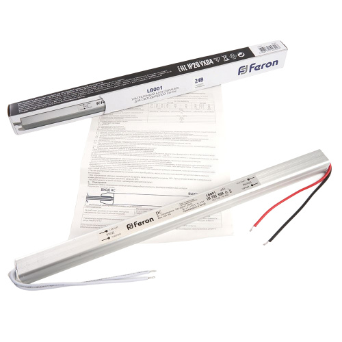 Трансформатор электронный для светодиодной ленты 72W 24V (драйвер), LB001 FERON фото 6