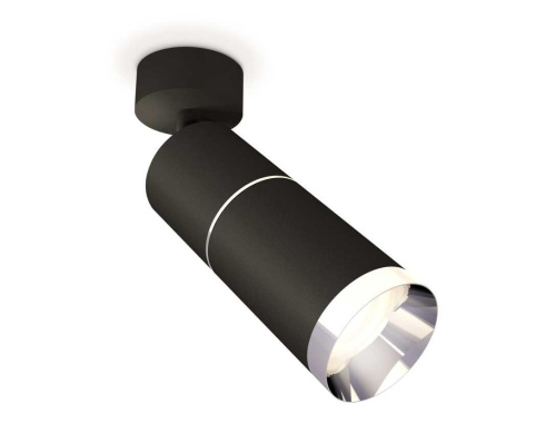 Комплект накладного светильника Ambrella light Techno Spot XM6313010 SBK/PSL черный песок/серебро полированное (A2210, C6302, A2060, C6313, N6132)