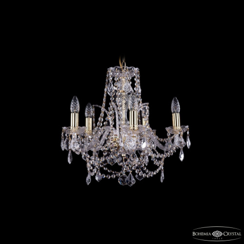 Люстра хрустальная 1411/5/160 G Leafs Люстра хрустальная 1411/5/160 G Leafs