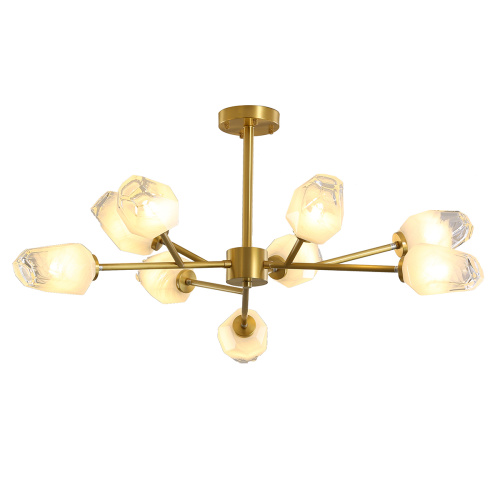 Люстра KM1245P-9 brass Люстра KM1245P-9 brass