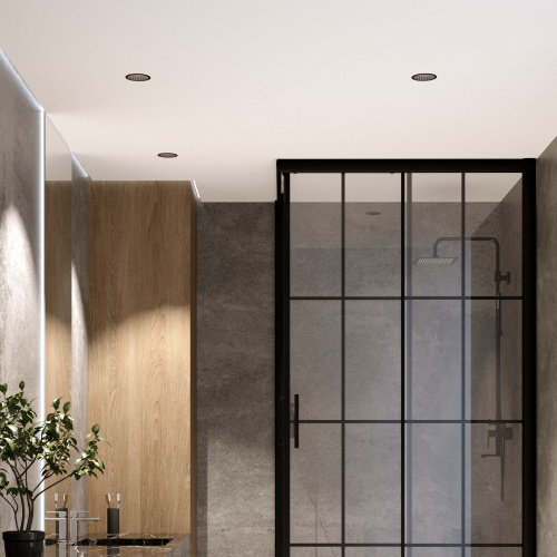 Светильник встраиваемый светодиодный Arco 12W 4000K черный жемчуг IP44 15274/LED фото 4