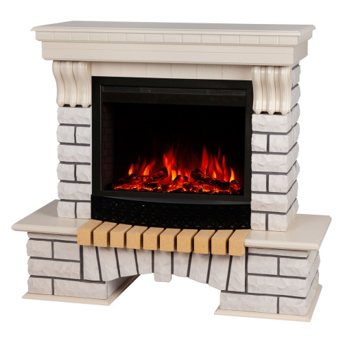 Электрокамин RealFlame Country WT с очагом Saphir 25,5 фото 4 Электрокамин RealFlame Country WT с очагом Saphir 25,5 фото 4