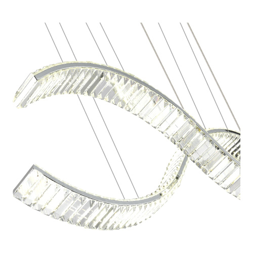 SL6206.103.50 Светильник подвесной ST-Luce Хром/Прозрачный LED 1*50W 3000K ACENO фото 3