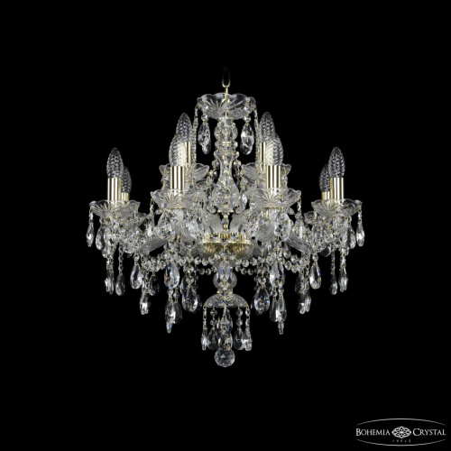Люстра хрустальная 1415/8+4/200 G Люстра хрустальная 1415/8+4/200 G