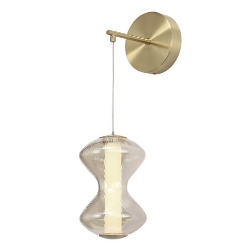 SL6136.201.01 Светильник настенный ST-Luce золото/коньячный LED 1*6W 3000K SPINE фото 4