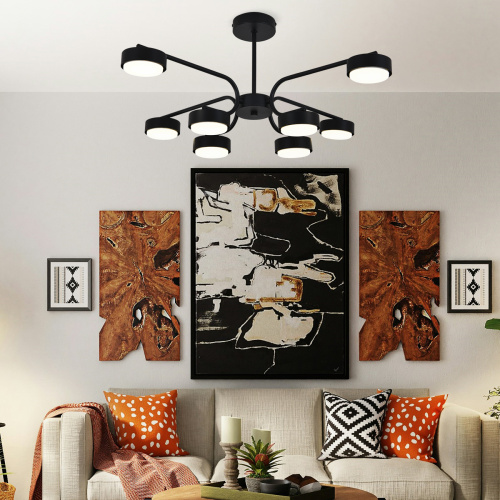 Светильник на штанге 100007/8R GX53*15W Black фото 2 Светильник на штанге 100007/8R GX53*15W Black фото 2