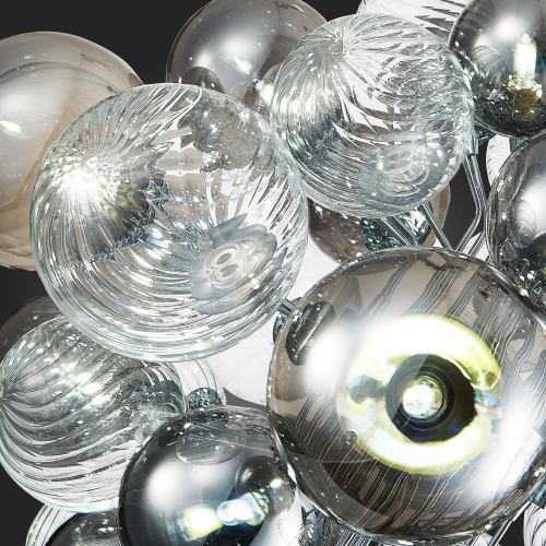 SL1124.103.29 Люстра подвесная ST-Luce Хром/Дымчатый, Прозрачный G9 29*5W 4000K VINETTO фото 2 SL1124.103.29 Люстра подвесная ST-Luce Хром/Дымчатый, Прозрачный G9 29*5W 4000K VINETTO фото 2