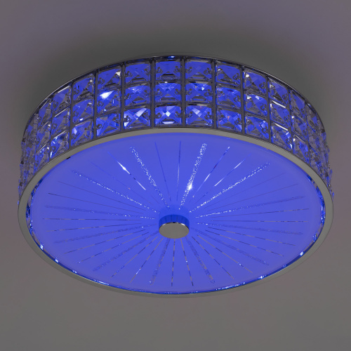 Citilux Портал CL32413G1 LED RGB Люстра хрустальная с пультом Хром фото 7 Citilux Портал CL32413G1 LED RGB Люстра хрустальная с пультом Хром фото 7