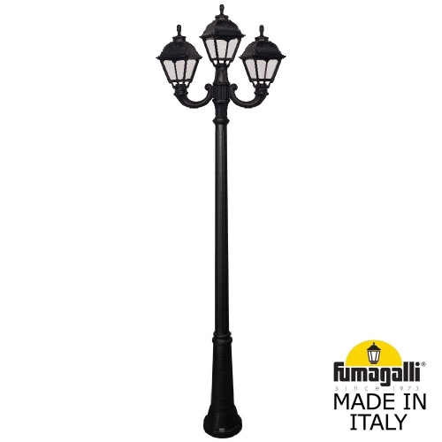 Fumagalli Садово-парковый фонарь FUMAGALLI RICU/OFIR/CEFA 2L+1 U23.157.R21.AXE27 Fumagalli Садово-парковый фонарь FUMAGALLI RICU/OFIR/CEFA 2L+1 U23.157.R21.AXE27
