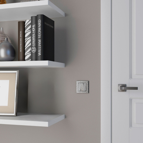 Набор клавиш для выключателя трехклавишного (Hammaer серебряный) W1239006 фото 2 Набор клавиш для выключателя трехклавишного (Hammaer серебряный) W1239006 фото 2