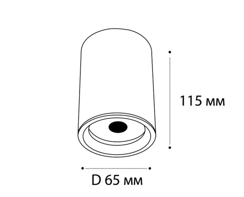M02-65115 black светильник потолочный фото 2