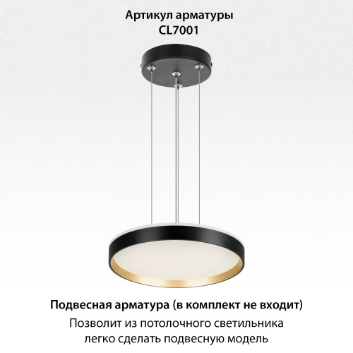 Citilux ETALON CL750321R LED RGB Светильник с пультом Чёрный+Золото фото 17 Citilux ETALON CL750321R LED RGB Светильник с пультом Чёрный+Золото фото 17