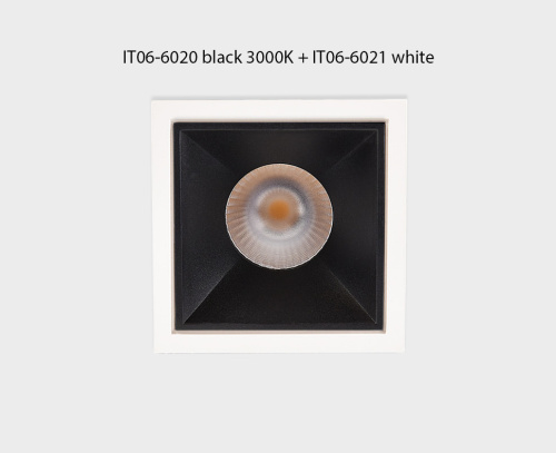 IT06-6020 black 3000K + IT06-6021 black светильник встраиваемый фото 2 IT06-6020 black 3000K + IT06-6021 black светильник встраиваемый фото 2
