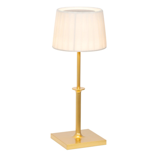 Настольная лампа Poldina Classic Matt gold / Ivory