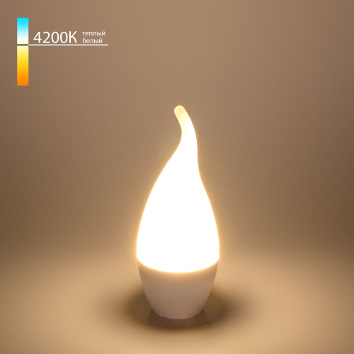 Светодиодная лампа "Свеча на ветру" CA37 6W 4200K E14 BLE1419 Светодиодная лампа "Свеча на ветру" CA37 6W 4200K E14 BLE1419