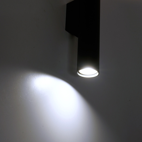 Светильник Feron ML1034 настенный под лампу 2*GU10, черный фото 5