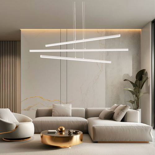 Citilux Trent CL203730 LED Люстра подвесная с пультом Белая фото 14 Citilux Trent CL203730 LED Люстра подвесная с пультом Белая фото 14
