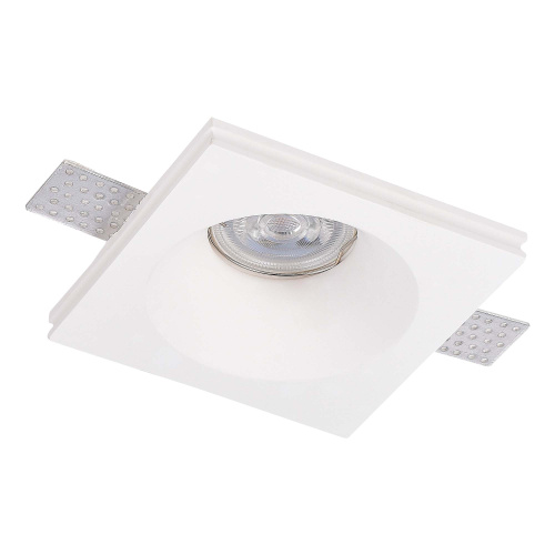 ST254.328.01 Св-к встр. из гипса Белый GU10 1*50W IP20 L120xW120xH40 220V Без ламп Встраиваемые светильники фото 2