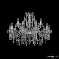 Люстра хрустальная 1403/10+5/300 Ni Bohemia Ivele Crystal (Богемия Ивеле Кристалл)
