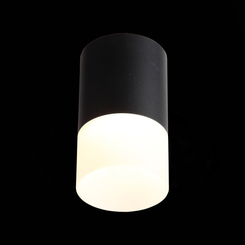 ST100.402.05 Светильник потолочный Черный LED 1*5W 3000K 390Lm Ra>80 120° D64xH110 170-240VV Накладные светильники фото 4