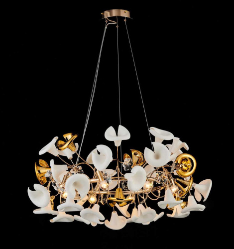 Люстра подвесная Alfa Light F2924-03 Φ820*310*1000 E14*8 GD Люстра подвесная Alfa Light F2924-03 Φ820*310*1000 E14*8 GD