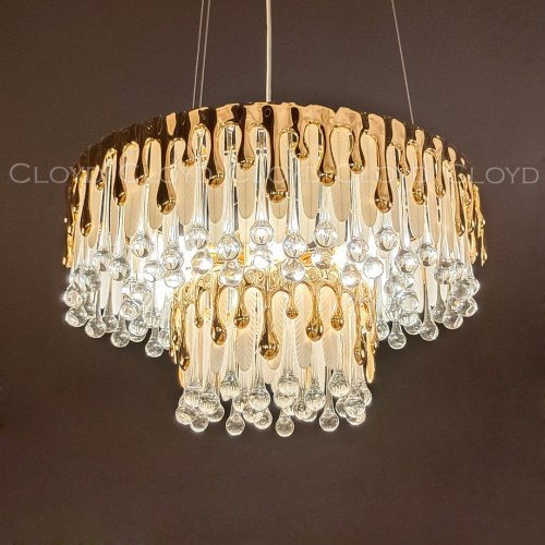 Люстра Cloyd CAPULETTI C12 / Ø60 см - золото (арт.11205) фото 2 Люстра Cloyd CAPULETTI C12 / Ø60 см - золото (арт.11205) фото 2