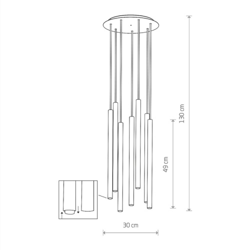 Потолочная люстра Nowodvorski Laser 490 Multicolour 10704 фото 4 Потолочная люстра Nowodvorski Laser 490 Multicolour 10704 фото 4